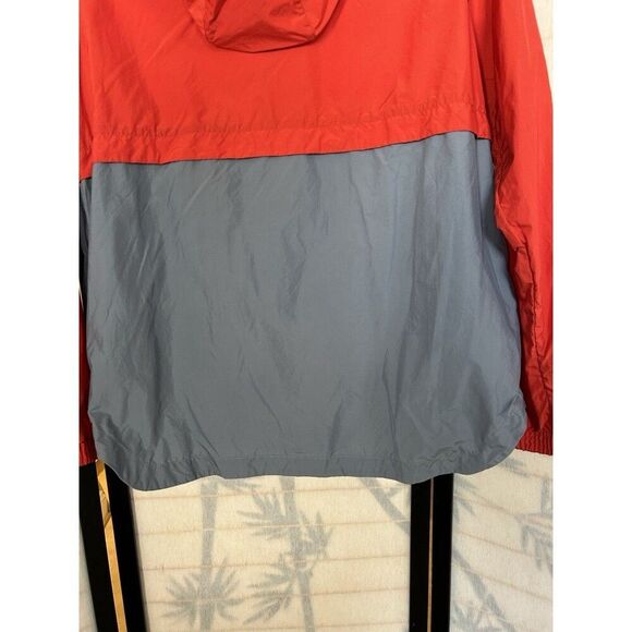 Burton Mens Red Gray Color block Dryride Windbreaker Anorak Nylon Jacket M - Picture 14 of 14